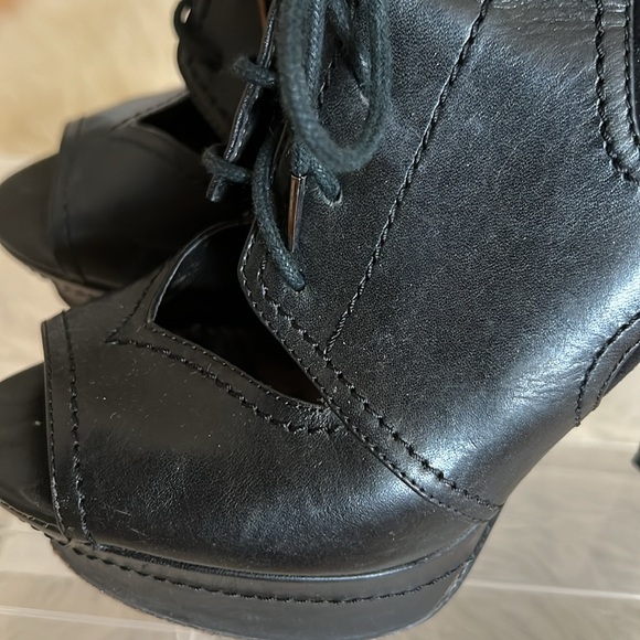 Sam Edelman open-toe lace-up ankle boots - Picture 7 of 13